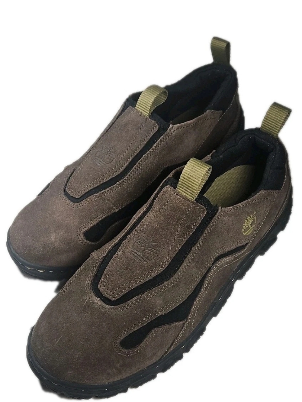 Timberland Mt Maddsen Women 5.5 Slip On 25935M Leather Brn Hike Camp Gorp Tra(7B